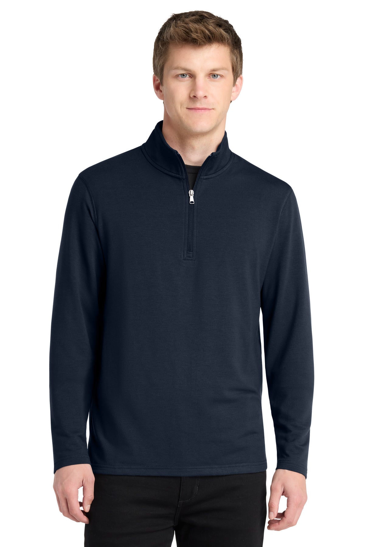 Custom Embroidered Port Authority Sweatshirts in River Blue Navy