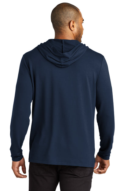 Custom Embroidered Port Authority Microterry Pullover Hoodie K826,River Blue Navy