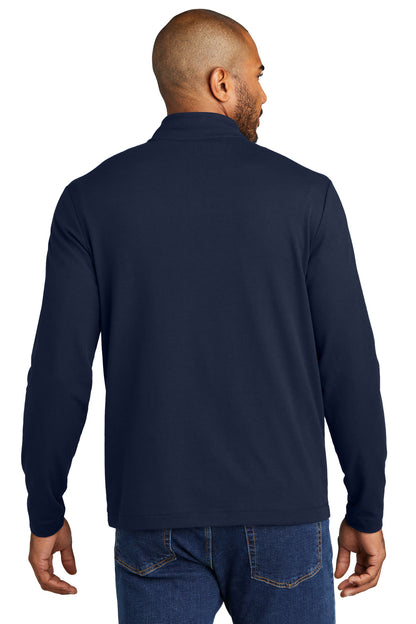Custom Embroidered Port Authority Fairway Stretch 1/4-Zip K829,River Blue Navy