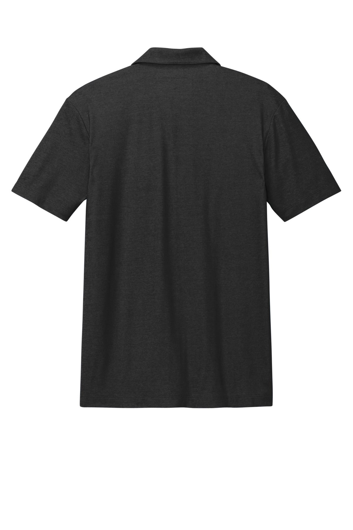 Custom Embroidered Port Authority Polos/Knits in Black Heather