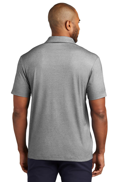 Custom Embroidered Port Authority Fine Pique Blend Polo K830,Charcoal Heather