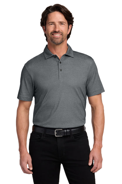 Custom Embroidered Port Authority Polos/Knits in Charcoal Heather