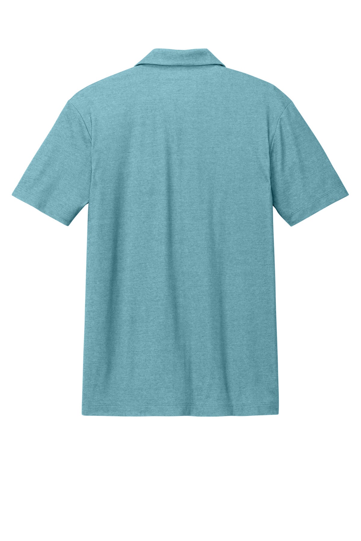 Custom Embroidered Port Authority Polos/Knits in Dark Teal Heather