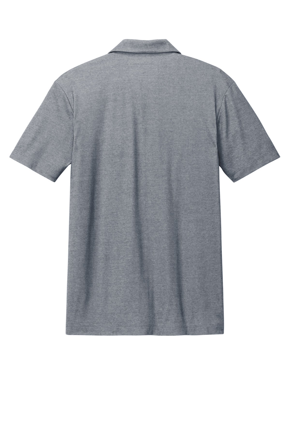 Custom Embroidered Port Authority Polos/Knits in River Blue Navy Heather