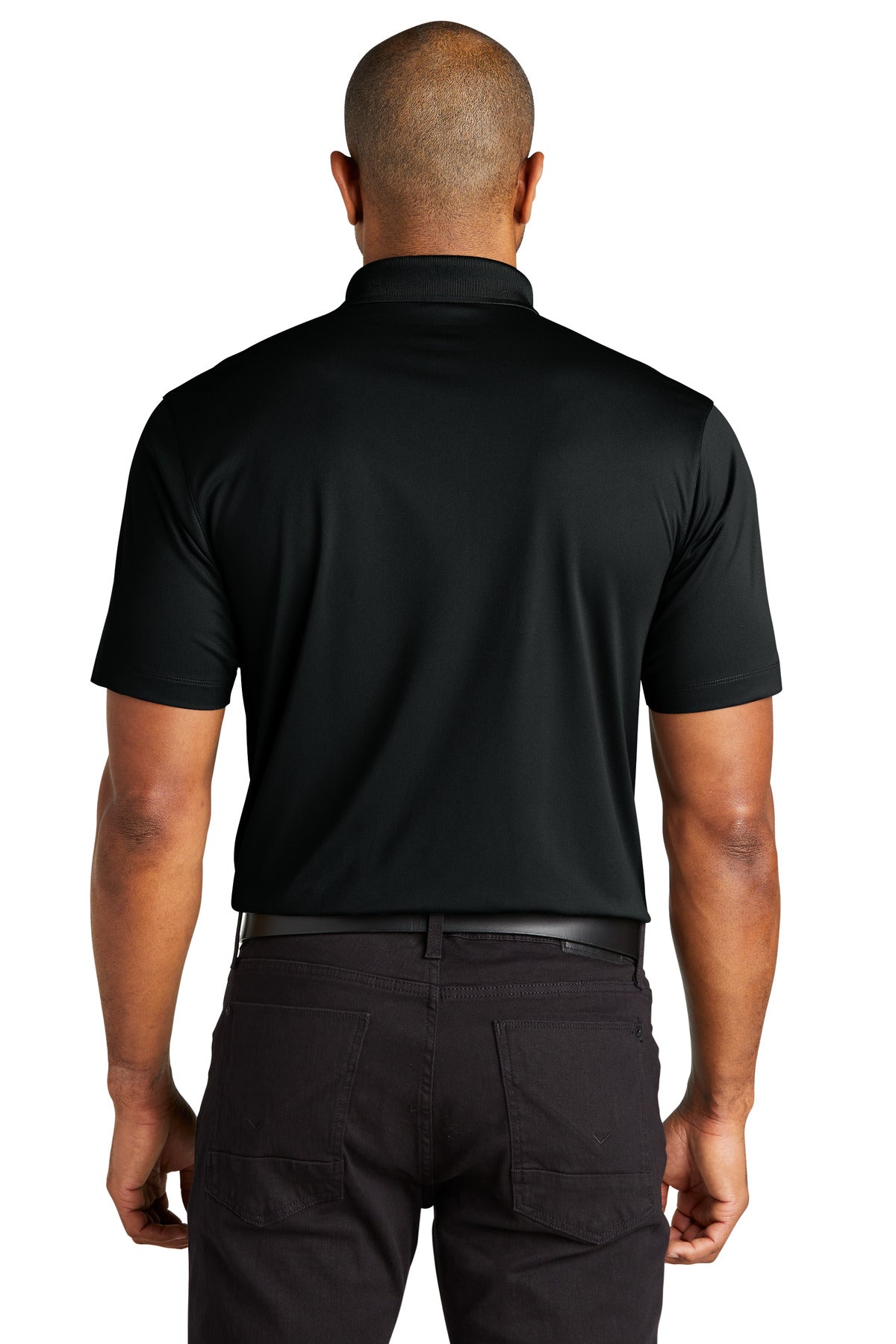 Custom Embroidered Port Authority C-FREE Performance Polo K863,Deep Black