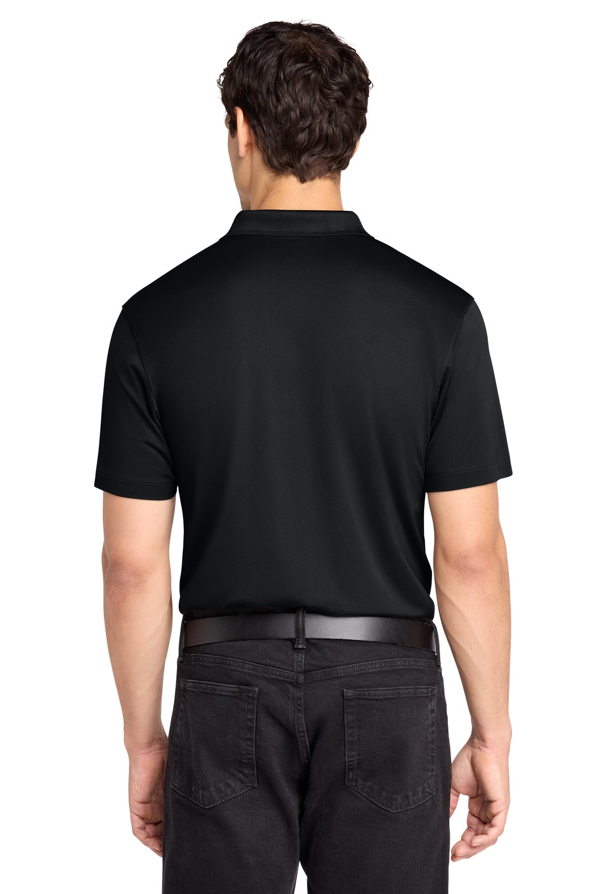 Custom Embroidered Port Authority Polos/Knits in Deep Black