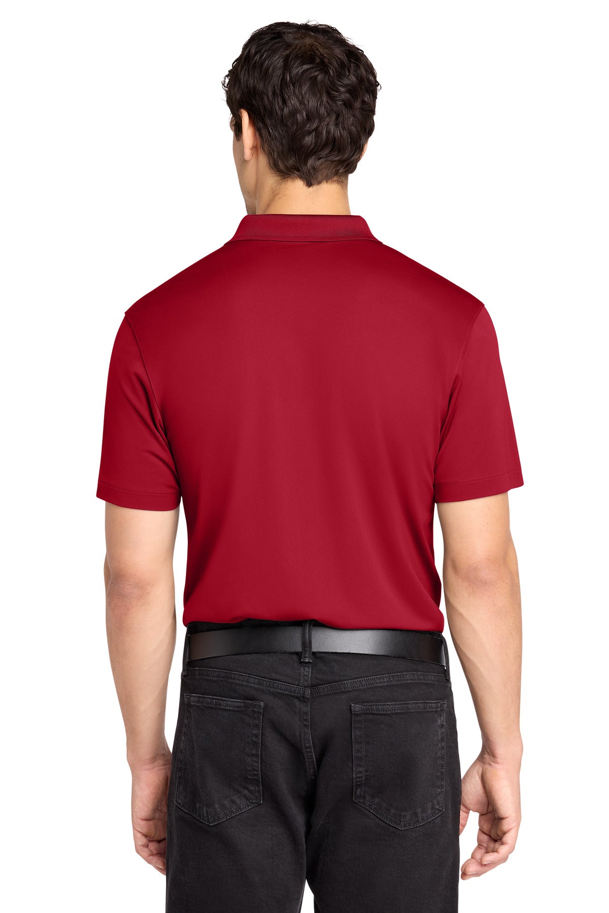 Custom Embroidered Port Authority Polos/Knits in Rich Red