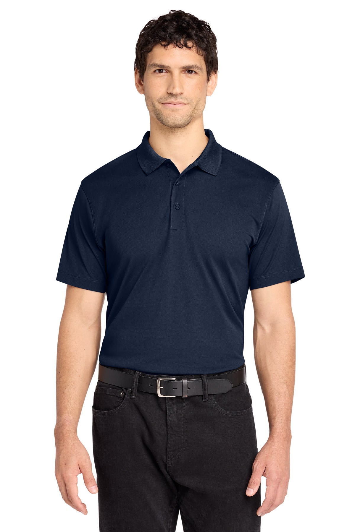Custom Embroidered Port Authority Polos/Knits in True Navy