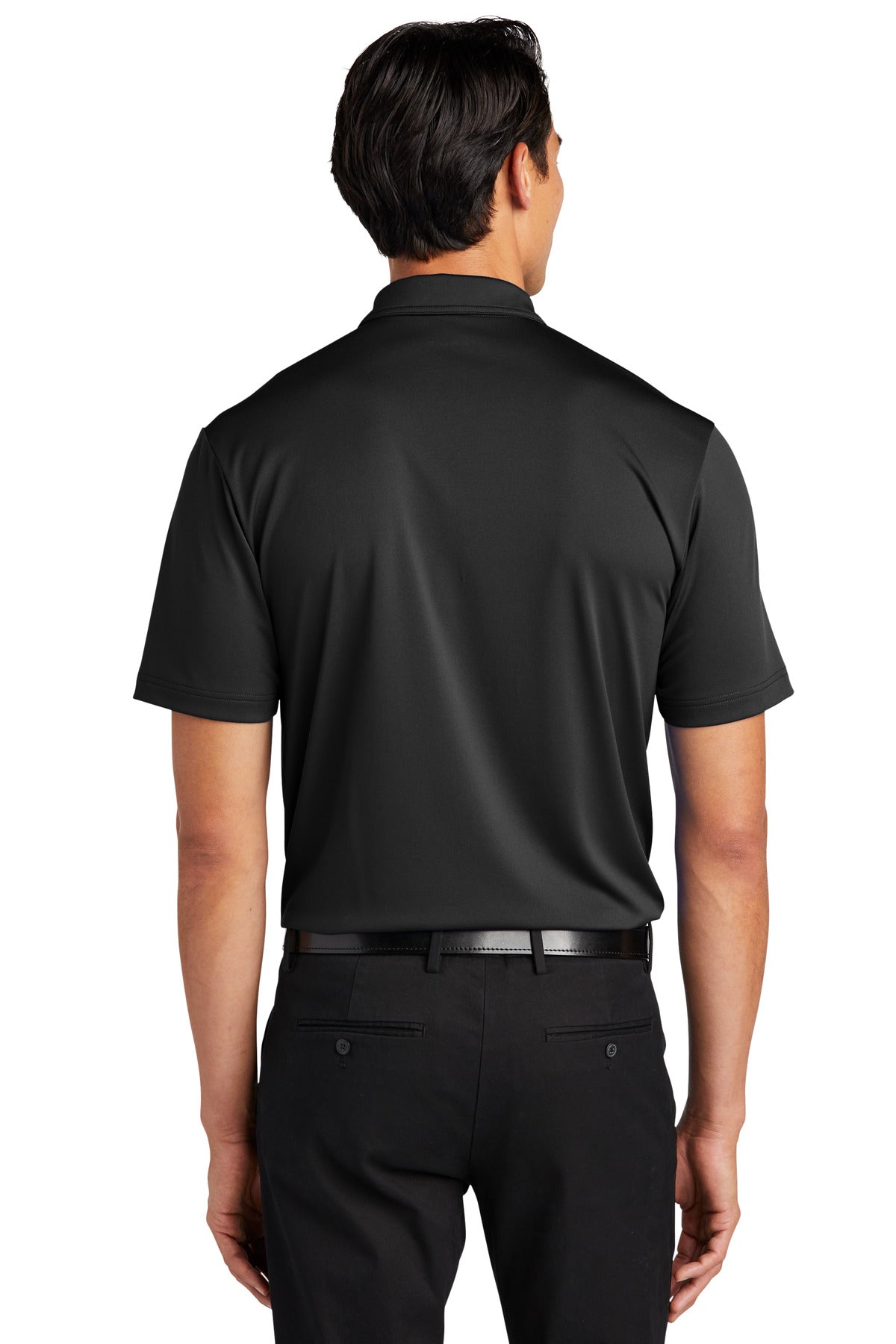 Custom Embroidered Port Authority C-FREE Snag-Proof Polo K864,Deep Black