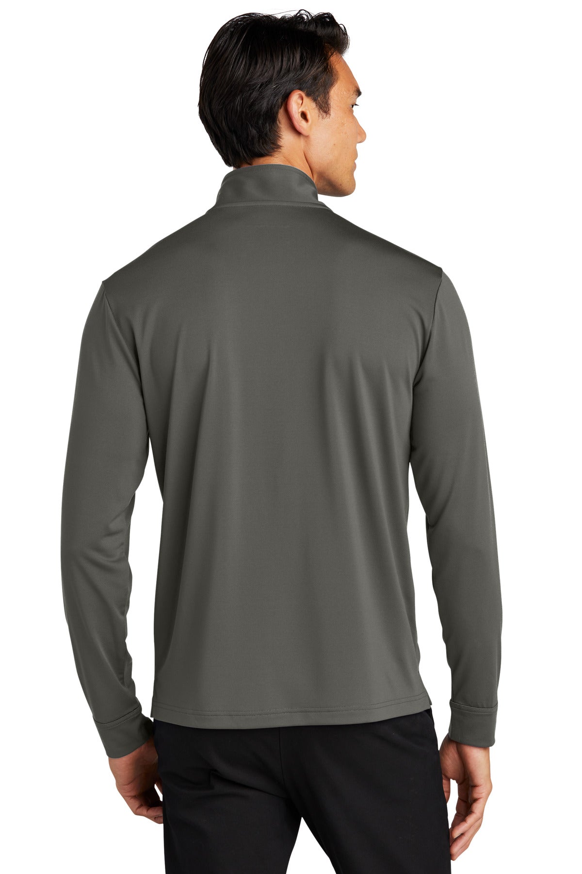 Custom Embroidered Port Authority C-FREE Snag-Proof 1/4-Zip K865,Grey Steel