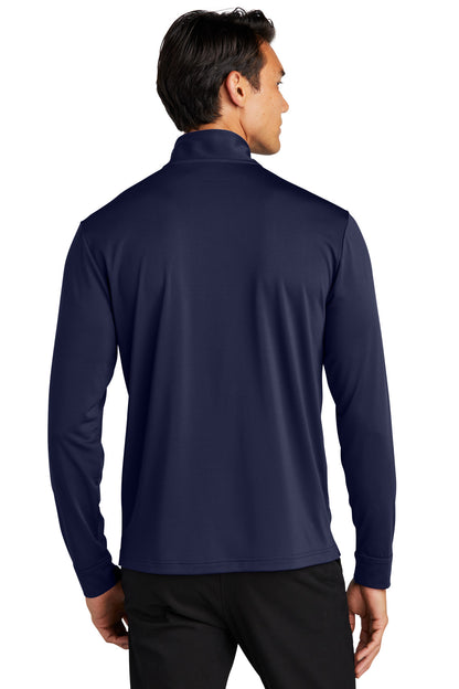 Custom Embroidered Port Authority C-FREE Snag-Proof 1/4-Zip K865,True Navy