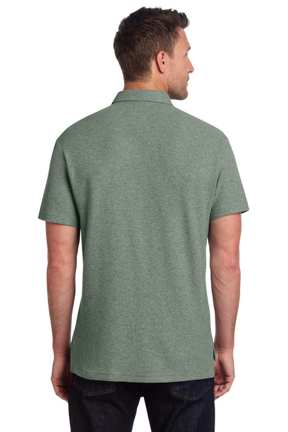Custom Embroidered Port Authority Polos/Knits in Dark Green Heather