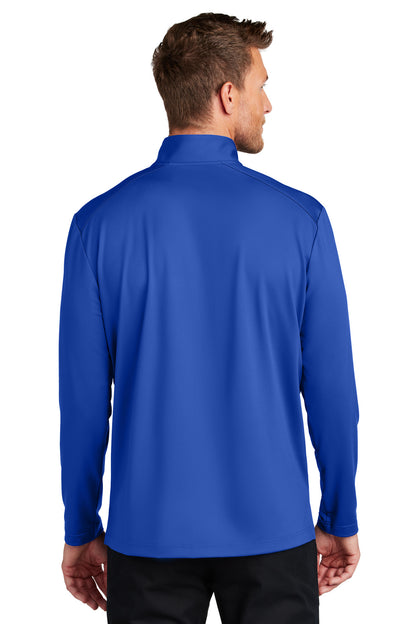 Custom Embroidered Port Authority C-FREE Double Knit 1/4-Zip K880,True Royal