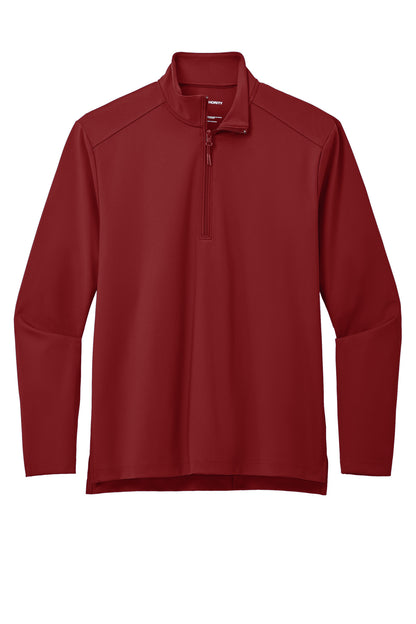 Custom Embroidered Port Authority Sweatshirts in Rich Red