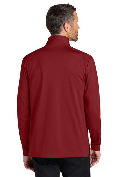 Custom Embroidered Port Authority Sweatshirts in Rich Red