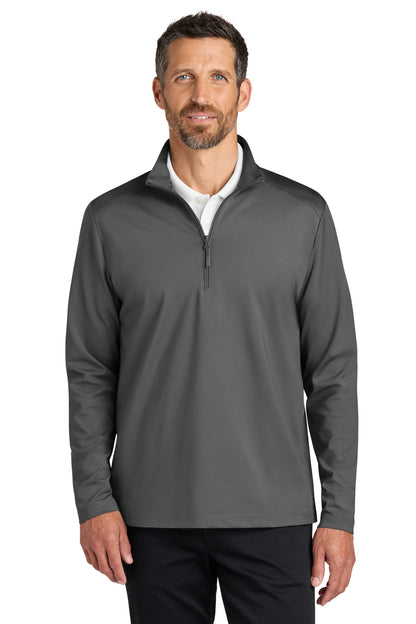 Custom Embroidered Port Authority Sweatshirts in Smoke Grey