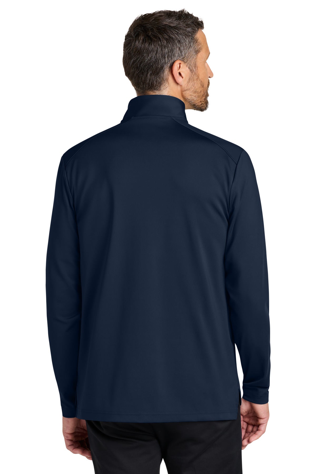 Custom Embroidered Port Authority Sweatshirts in True Navy
