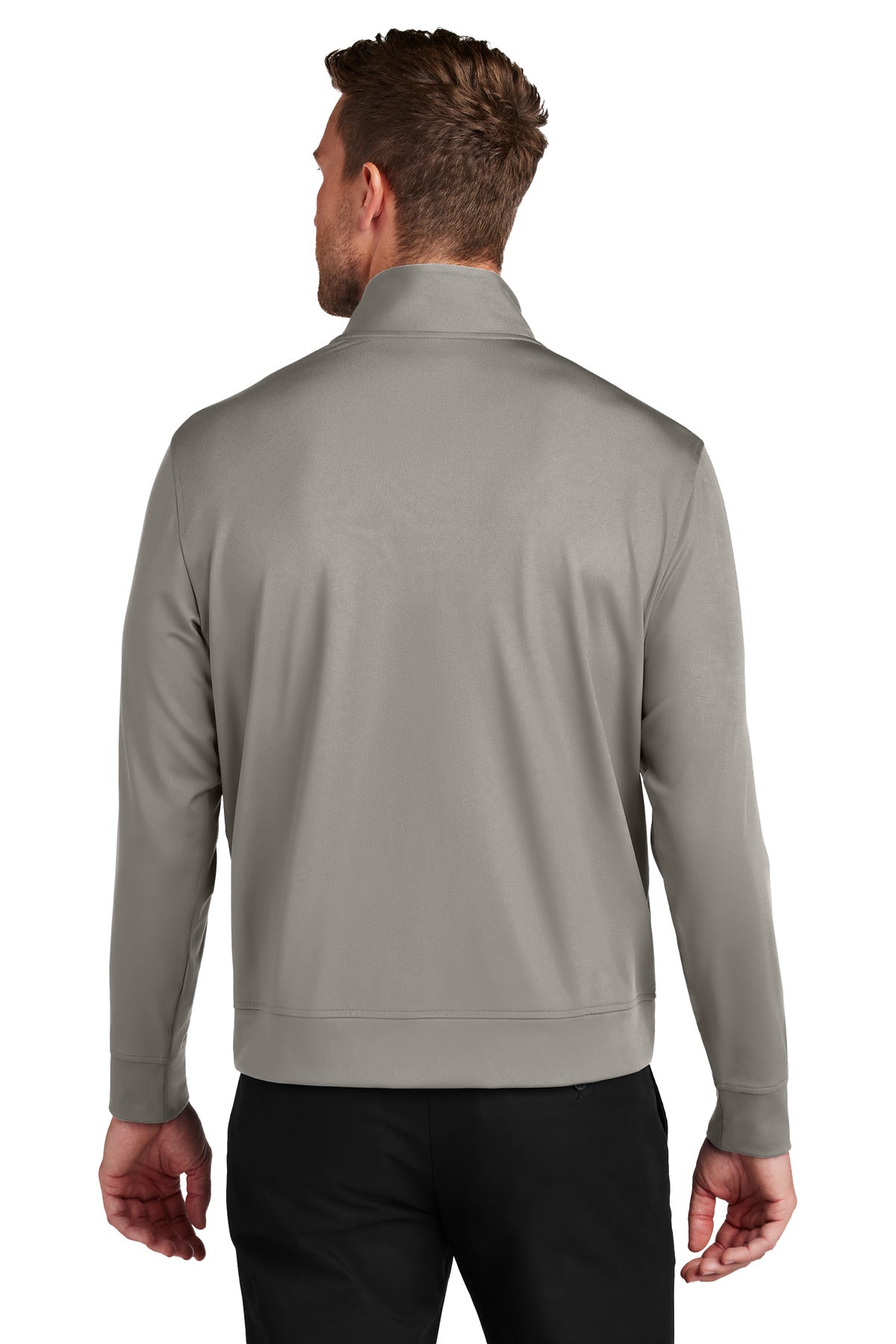 Custom Embroidered Port Authority C-FREE Double Knit Full-Zip K881,Smoke Grey