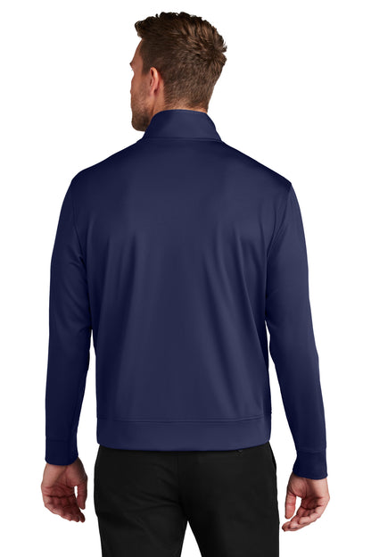 Custom Embroidered Port Authority C-FREE Double Knit Full-Zip K881,True Navy