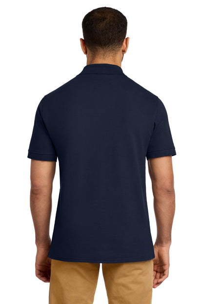 Custom Embroidered Port & Co Polos in Deep Navy