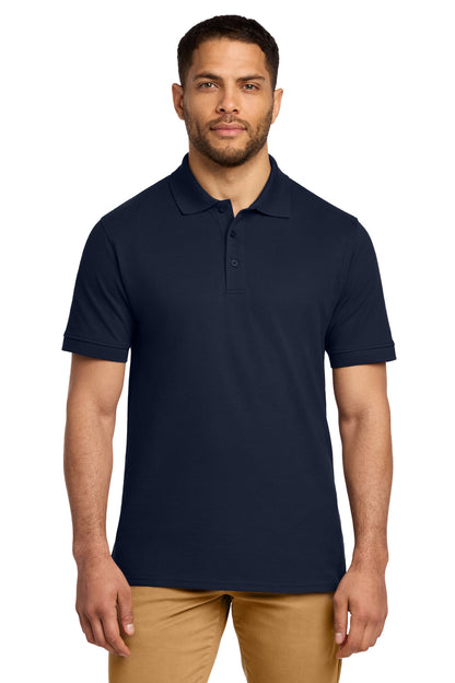 Custom Embroidered Port & Co Polos in Deep Navy