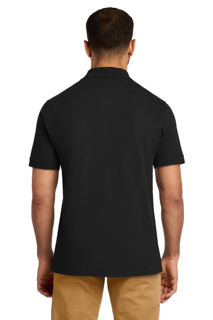 Custom Embroidered Port & Co Polos in Jet Black