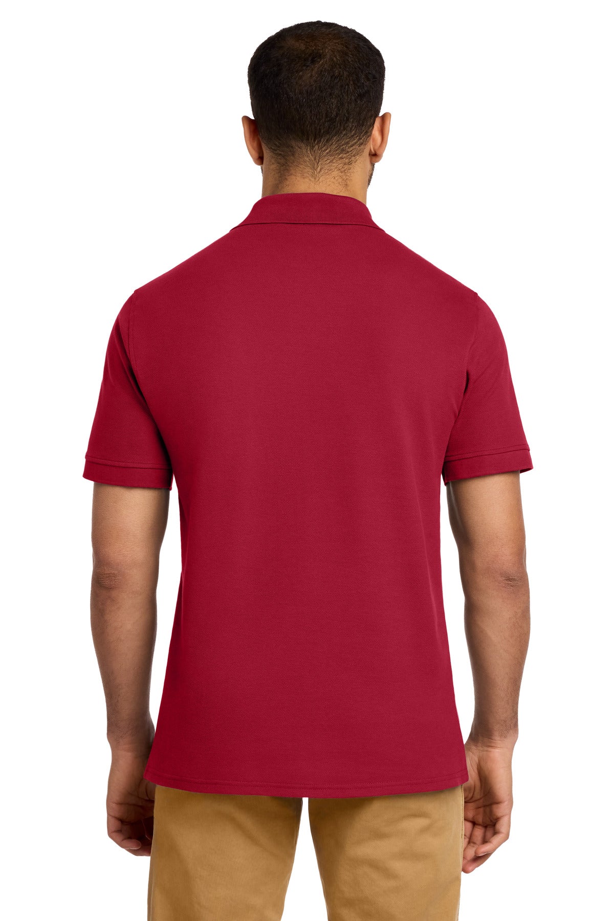 Custom Embroidered Port & Co Polos in Red