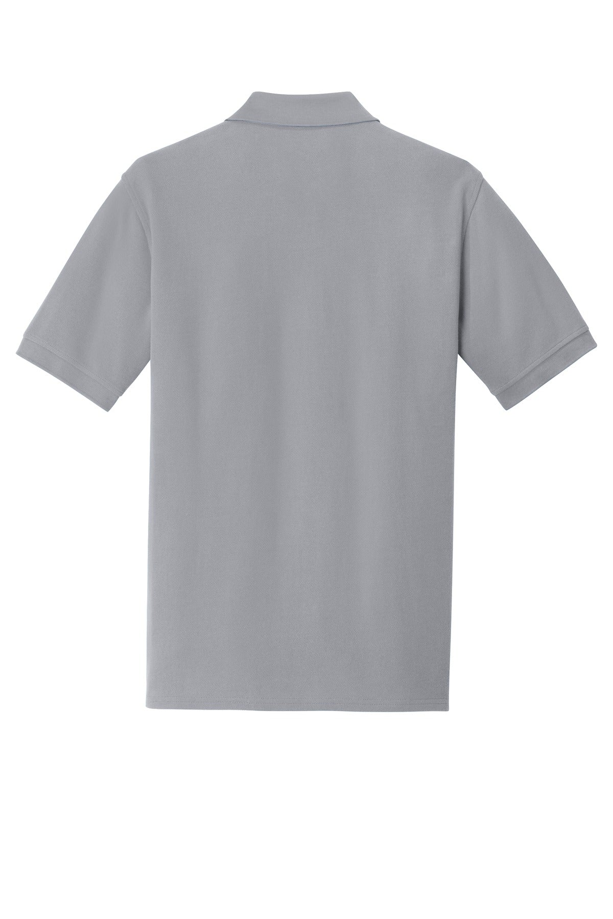 Custom Embroidered Port & Co Polos in Silver