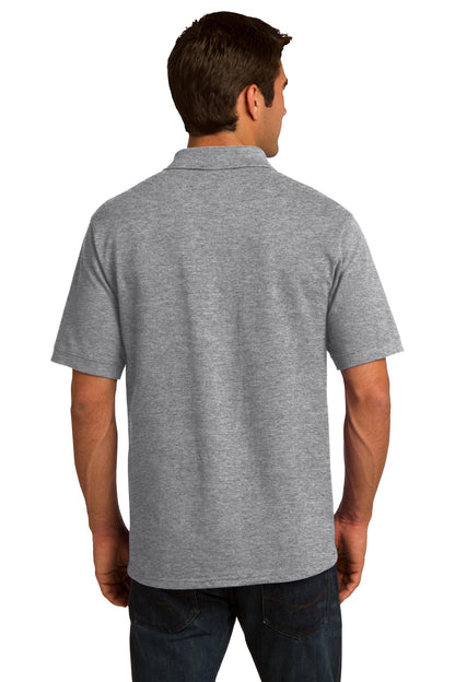 Custom Embroidered Port & Company Core Blend Pique Polo. KP155,Athletic Heather