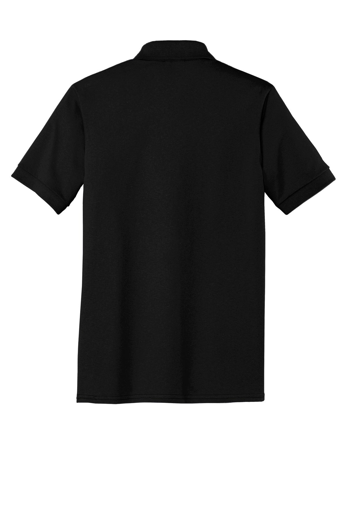Custom Embroidered Port & Co Polos/Knits in Jet Black