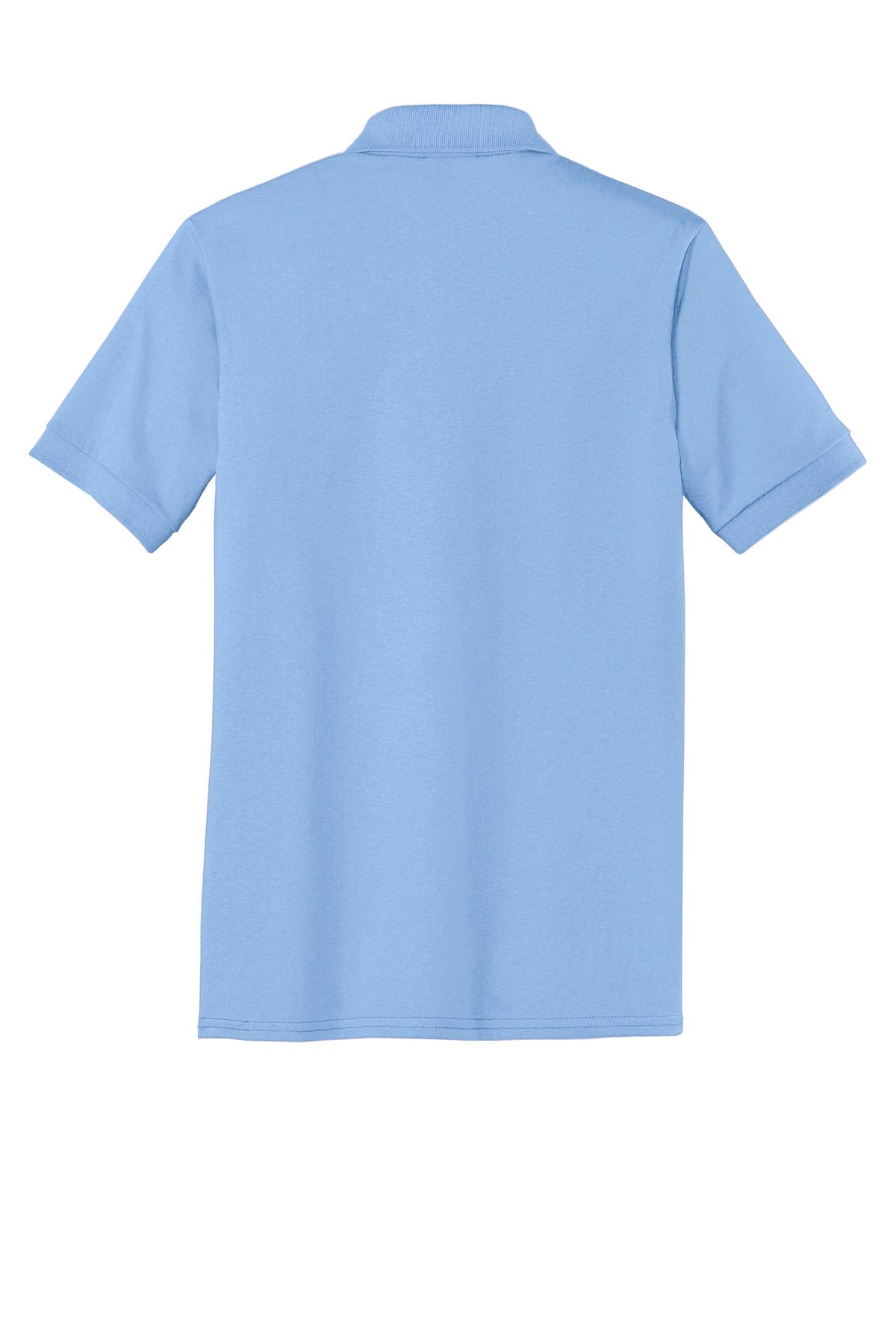 Custom Embroidered Port & Co Polos/Knits in Light Blue