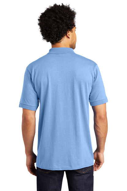 Custom Embroidered Port & Company Tall Core Blend Jersey Knit Polo. KP55T,Light Blue