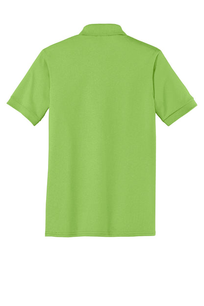 Custom Embroidered Port & Co Polos/Knits in Lime