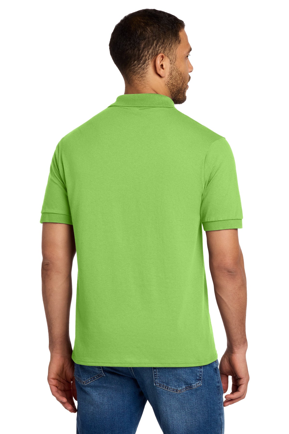 Custom Embroidered Port & Co Polos/Knits in Lime