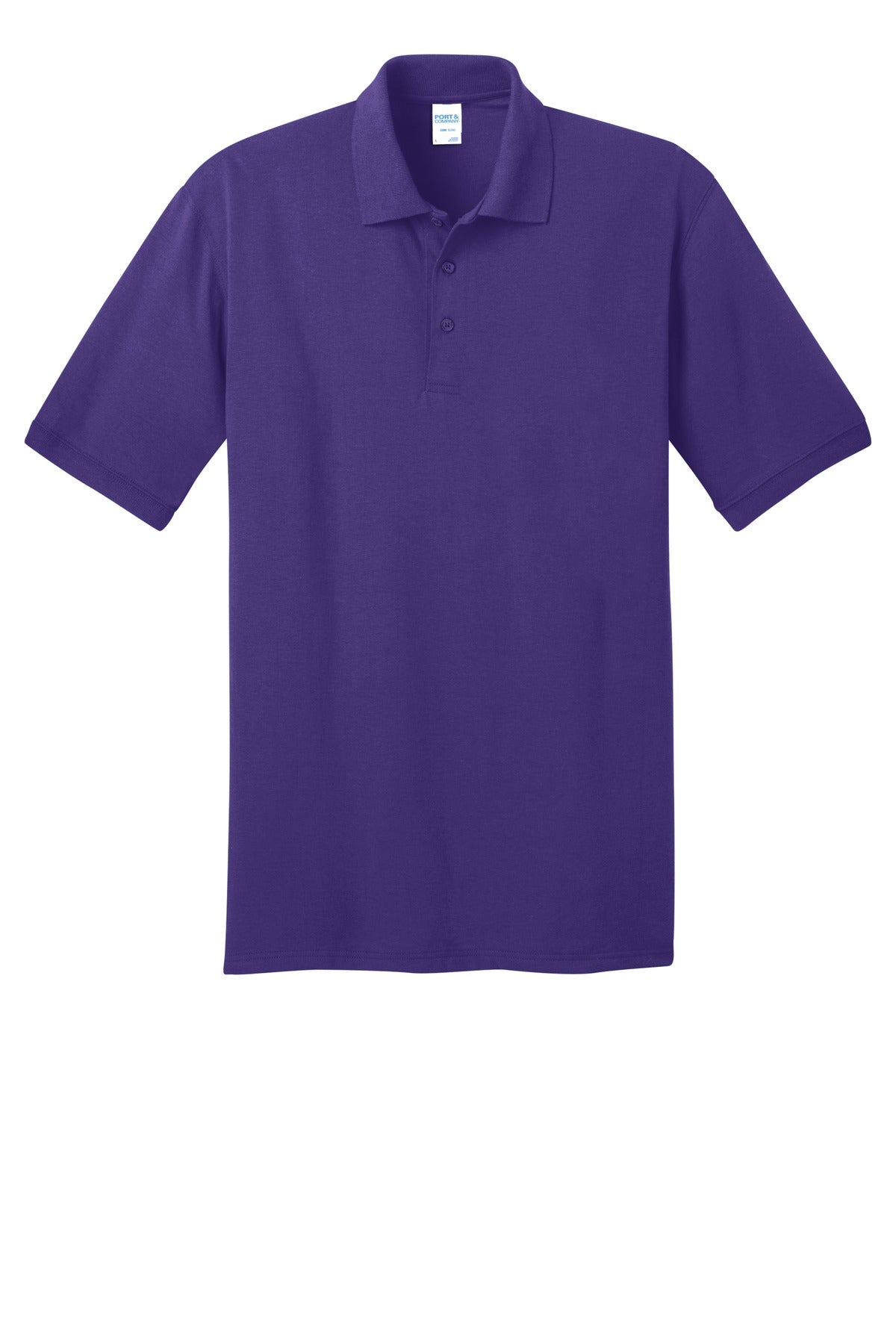 Custom Embroidered Port & Co Polos/Knits in Purple
