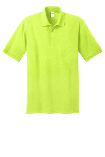 Custom Embroidered Port & Co Polos/Knits in Safety Green