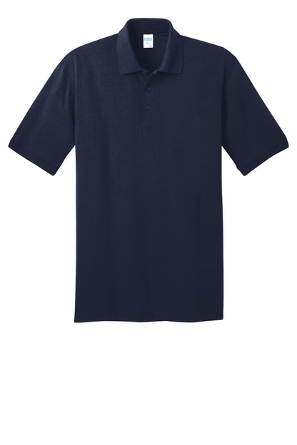 Custom Embroidered Port & Co Polos in Deep Navy
