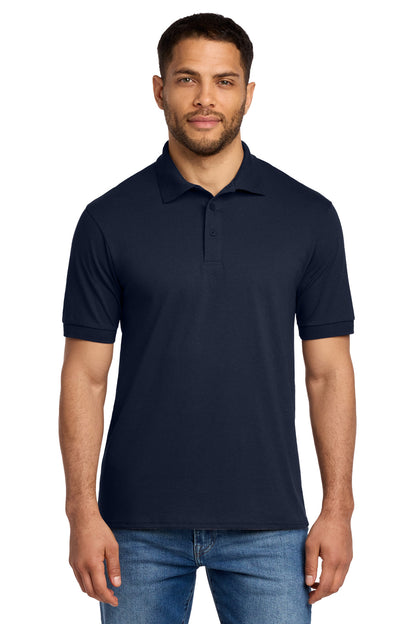 Custom Embroidered Port & Co Polos in Deep Navy