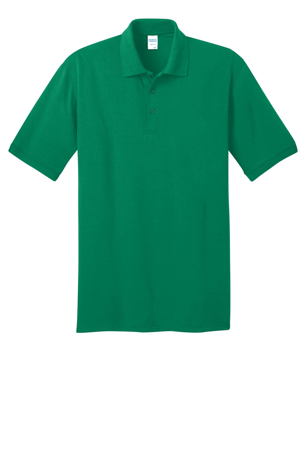 Custom Embroidered Port & Co Polos in Kelly