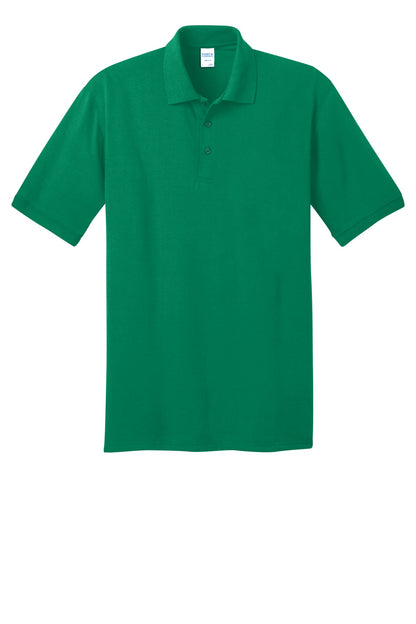 Custom Embroidered Port & Co Polos in Kelly
