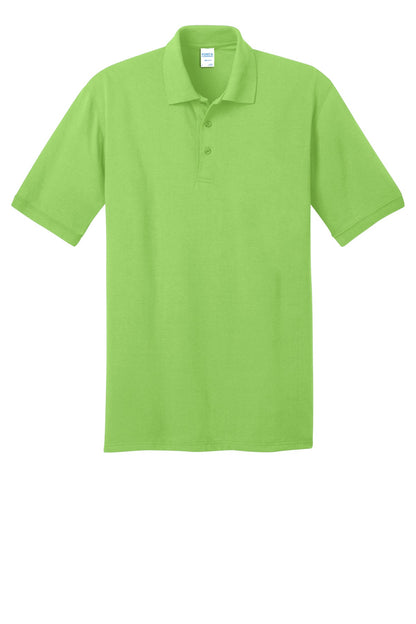 Custom Embroidered Port & Co Polos in Lime