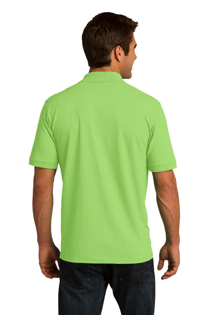 Custom Embroidered Port & Company Tall Core Blend Jersey Knit Polo. KP55T,Lime