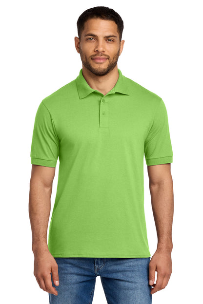 Custom Embroidered Port & Co Polos/Knits in Lime