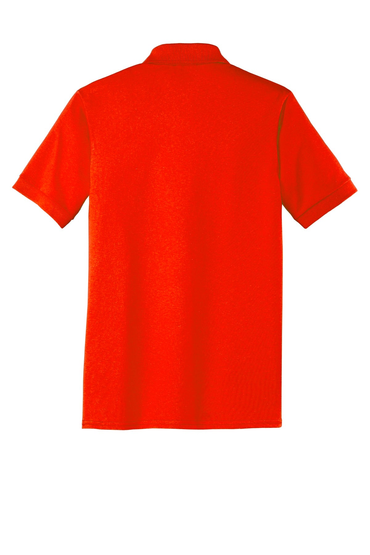 Custom Embroidered Port & Co Polos in Orange
