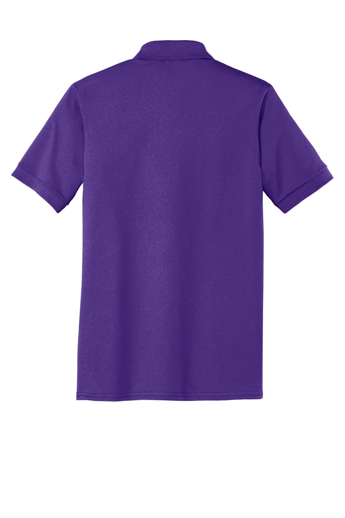Custom Embroidered Port & Co Polos in Purple
