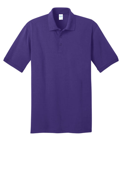 Custom Embroidered Port & Co Polos in Purple