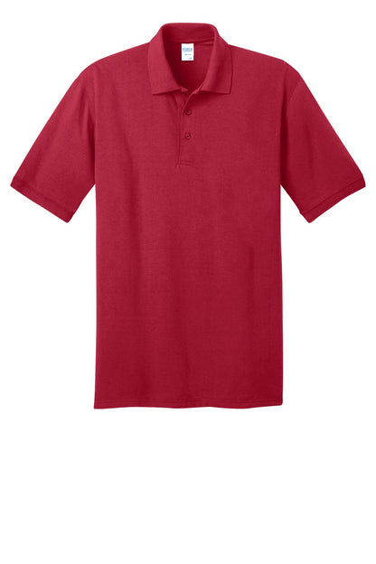 Custom Embroidered Port & Co Polos in Red