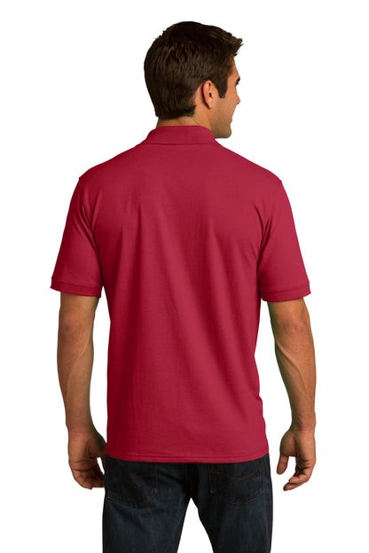 Custom Embroidered Port & Company Tall Core Blend Jersey Knit Polo. KP55T,Red