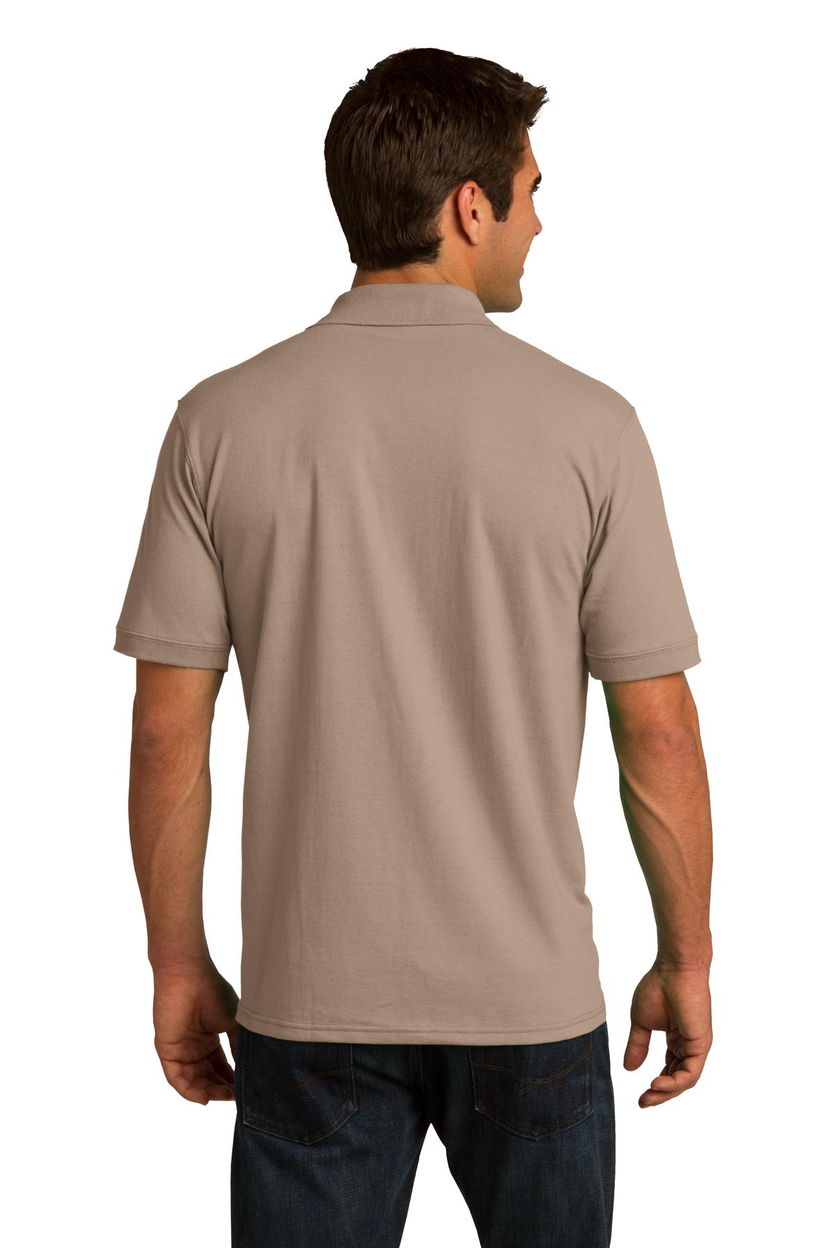Custom Embroidered Port & Company Core Blend Jersey Knit Polo. KP55,Sand