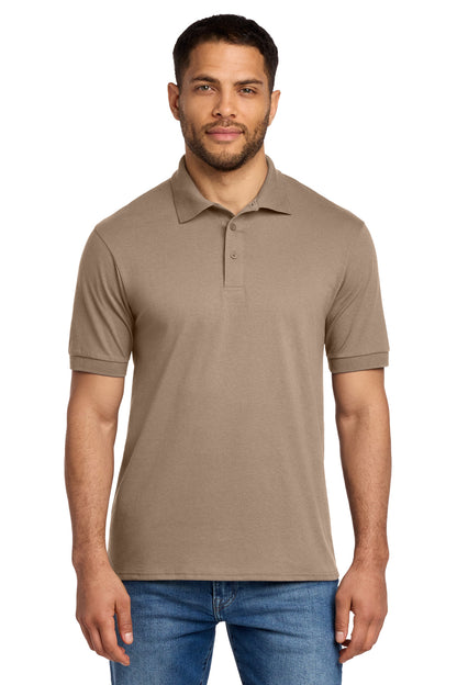 Custom Embroidered Port & Co Polos/Knits in Sand
